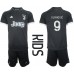 Juventus Dusan Vlahovic #9 Replika Babykläder Tredje matchkläder barn 2023-24 Korta ärmar (+ Korta byxor)